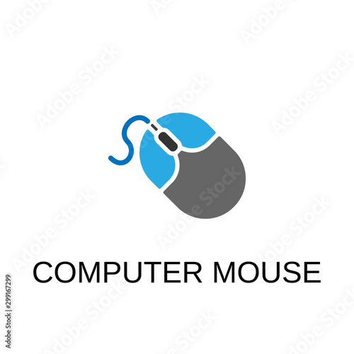 Computer mouse icon. Computer mouse symbol design. Stock - Vector illustration can be used for web.