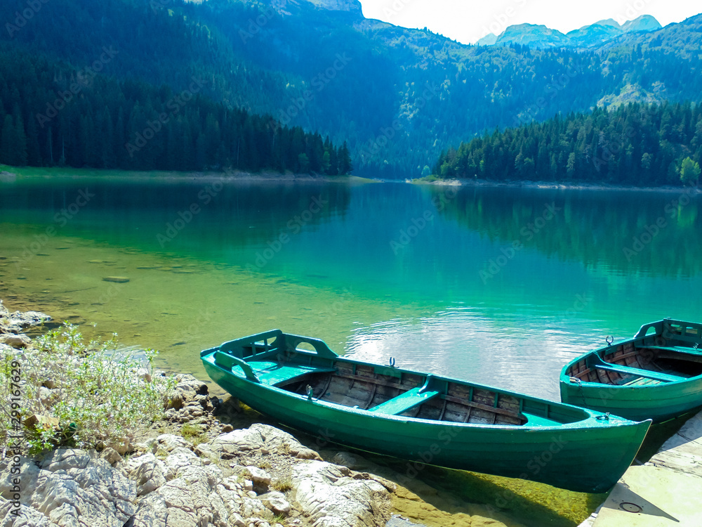 Black lake. National park Durmitor. Montenegro.