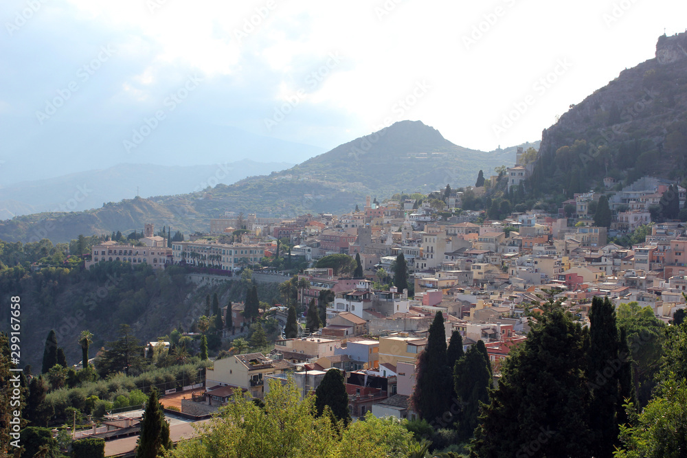 The pearl of Taormina in Sicily