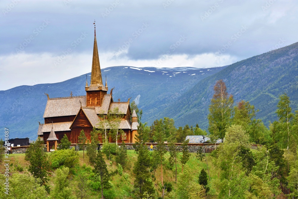 Church in Lom - Norway
