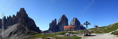 Drei Zinnen Hütte Panorama