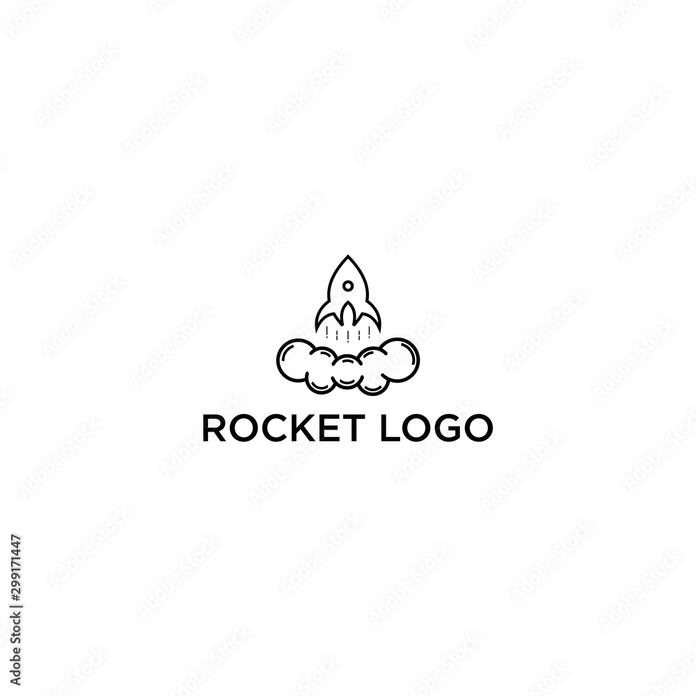 rocket logo icon vector template rocket logo icon vector template
