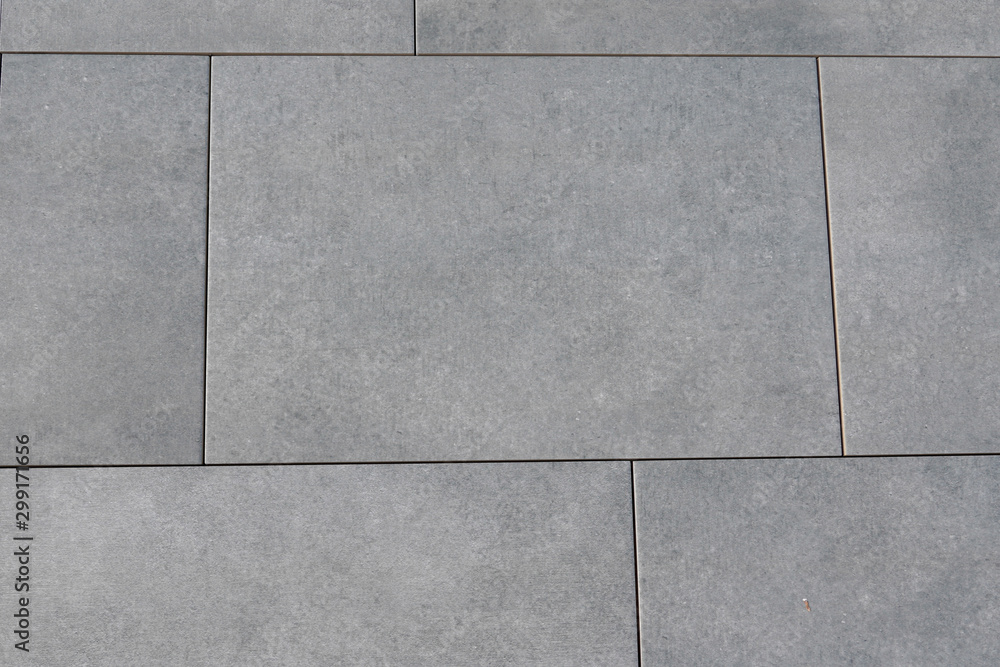 Naklejka premium gray floor tile background grey