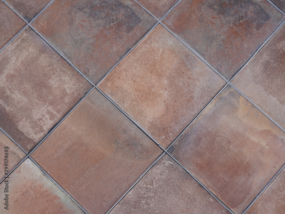 Floor Tile Background Rustic Red In, Reddish Brown Floor Tiles