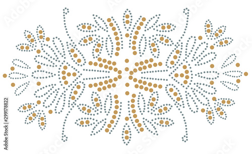lace seamless pattern. 3Dillustration. technical drawing. embroidery artwork. vector line graphic. Broderie anglaise