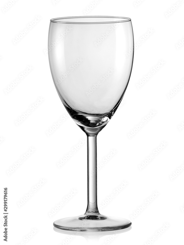 Empty wine glass