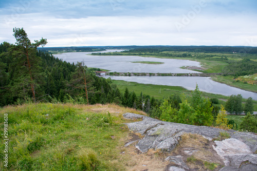 The view from the Fort of Paaso in Karelia