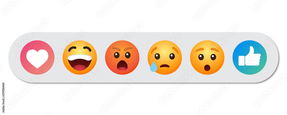 Set of emoticons comment for social media. Smile icons Set of emoticons comment for social media. Smile icons