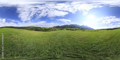 360 degree Panorama of Tatra Mountains photo