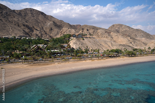 Holiday resort in Eilat, the coastal strip