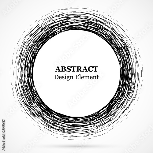 Circular lines.Set of spiral lines.Assymetric radial elements.Linear drawing....