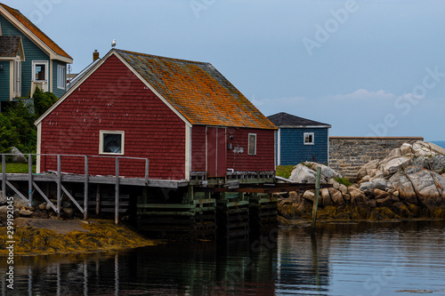 Boat House with Seagull