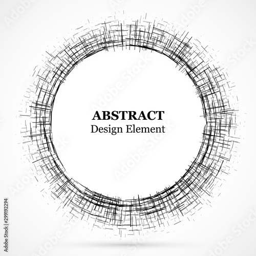 Abstract circular element.S...