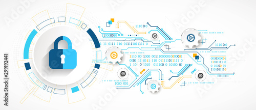Secure digital space. Virtual confidential, programming protection.