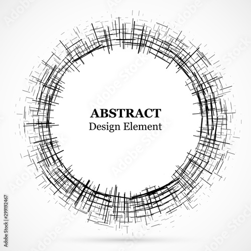 Abstract circular element.S...