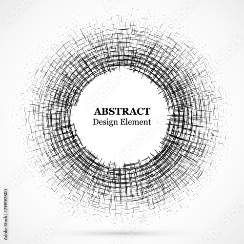 Abstract circular element.S...