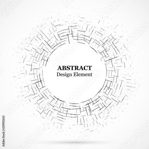 Abstract circular element.S...