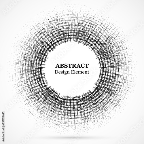 Abstract circular element.S...
