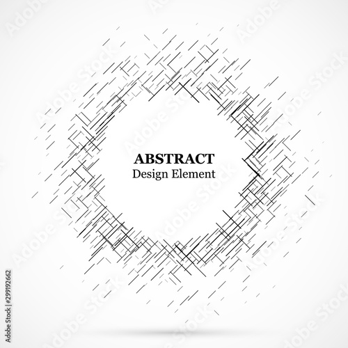 Abstract circular element.S...