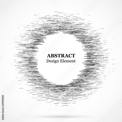 Abstract circular element.S...