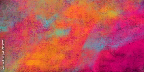 Colorful abstract background. Smears of multi-colored paints. photo