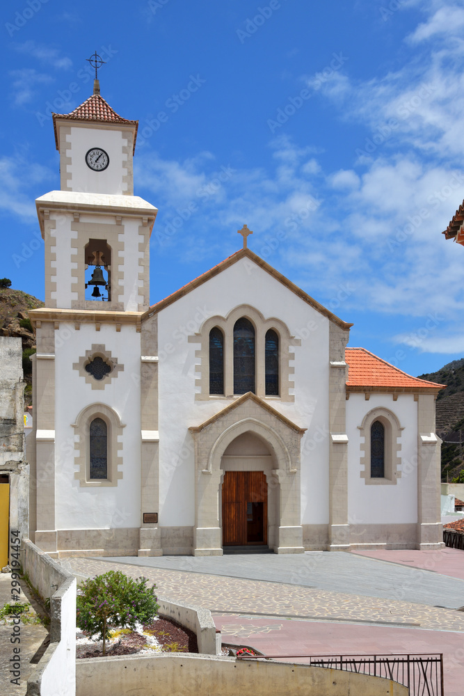 Cathedral San Juan Bautista in Vallehermoso / La Gomera