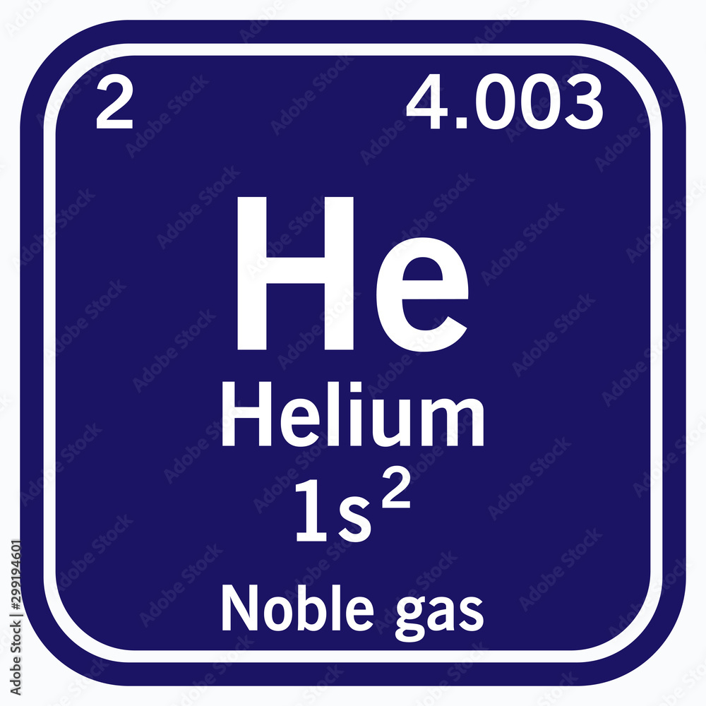 Helium Symbol Periodic Table of the Elements Vector illustration eps 10 Helium Symbol Periodic Table of the Elements Vector illustration eps 10