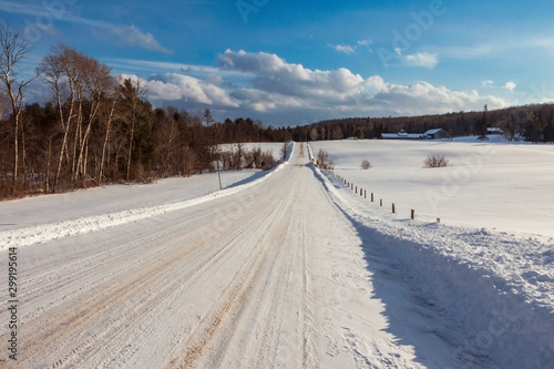Country Road in Winter