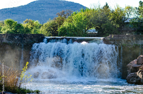 waterfall in park