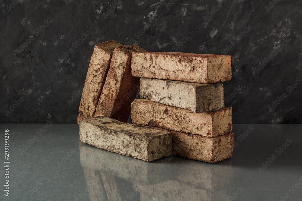 Brick. Material. Hand-made brick. Clinker. Clinker brick. Strotelye material. Construction. Production. Brick. Material. Hand-made brick. Clinker. Clinker brick. Strotelye material. Construction. Production.