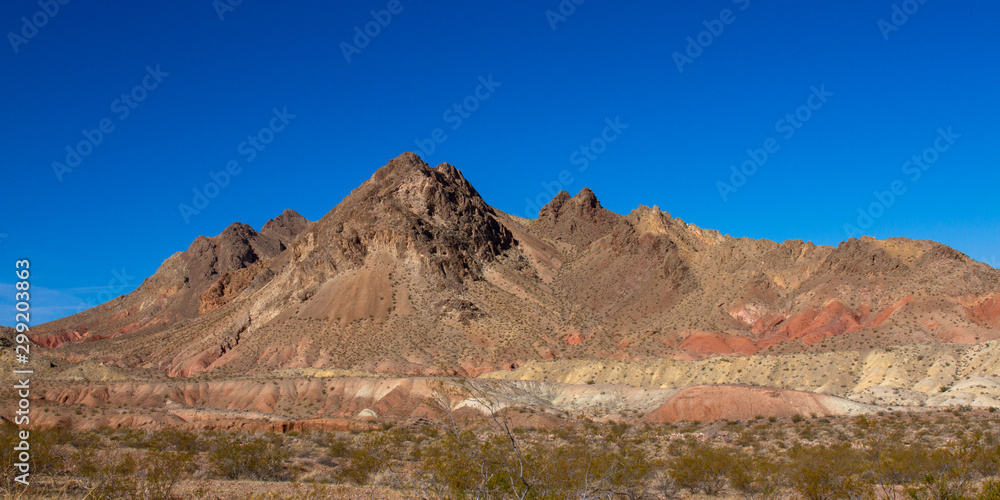 Striking landscapes along Lakeshore Road in Lake Mead National Recreation Area in Nevada Striking landscapes along Lakeshore Road in Lake Mead National Recreation Area in Nevada