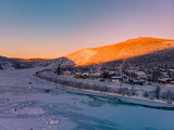Dawson City Winter Sunsets