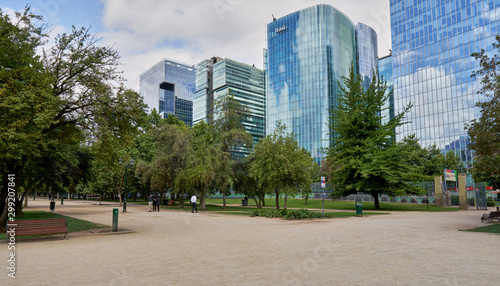 modern buildings in the park © EMILIO