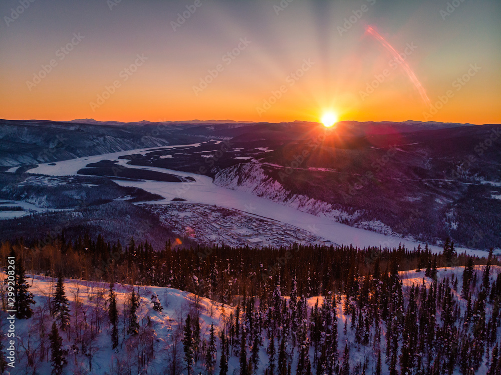 Dawson City Sunset Dawson City Sunset