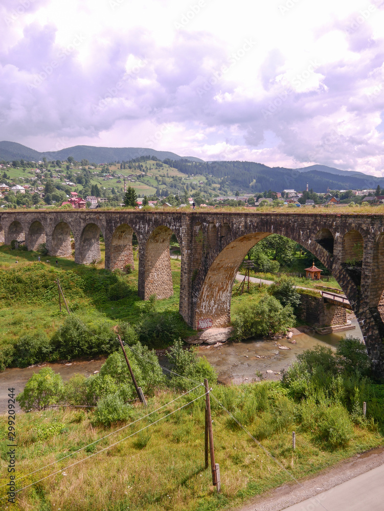 Vorokhta Ukraine Old Bridge (Viaduct)