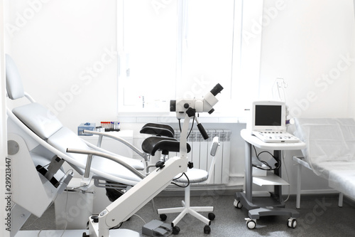 Foto The interior of the gynecologists office