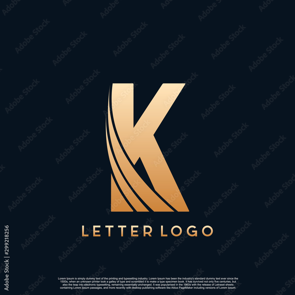 Initial Letter Logo Golden Gold X Letter with Modern Swoosh vector ...