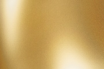 Texture of gold metallic polished glossy with copy space, abstract background