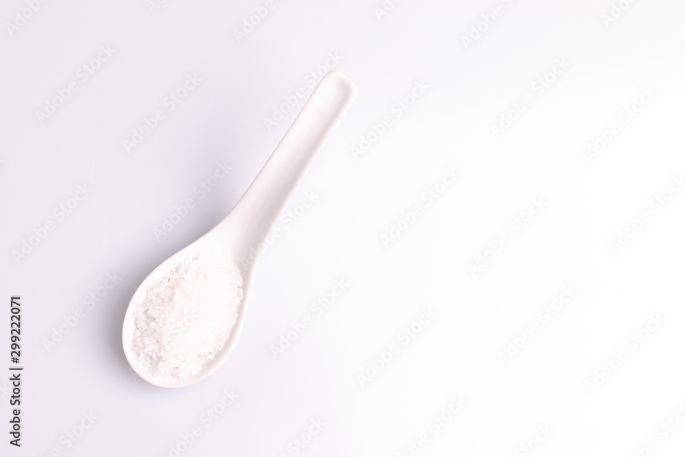 Coarse sea salt background Coarse sea salt background