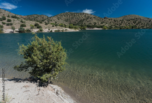 Bill Evans Lake view in New Mexico near Silver City.