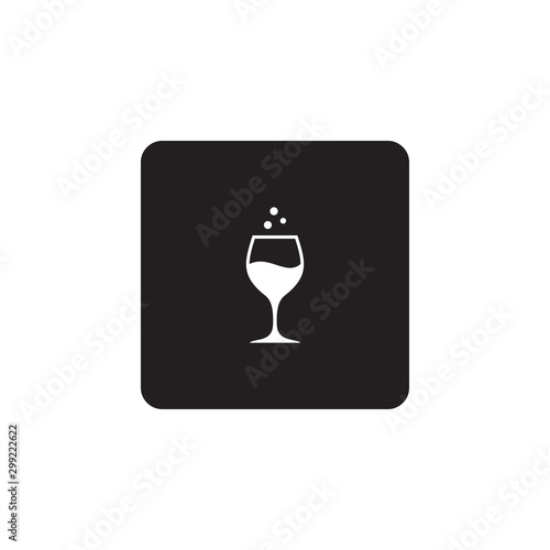 Wine icon symbol vector