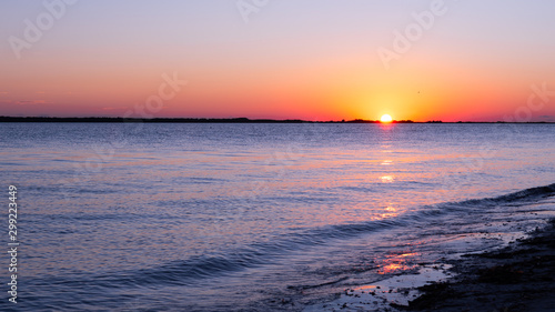 Obraz na plátne Ocean view at Dunedin Causeway in Dunedin, Florida, USA