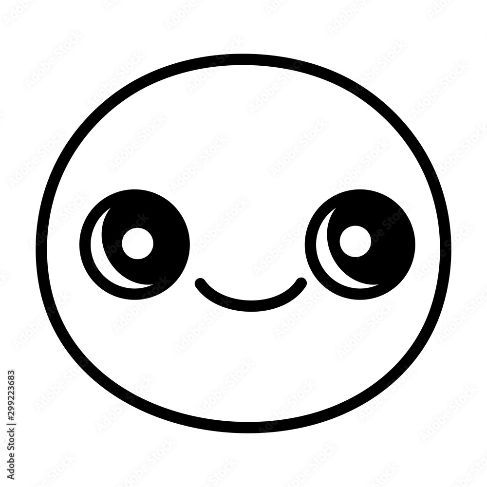 gingerbread man face with hat decoration thick line gingerbread man face with hat decoration thick line