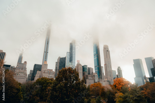 Canvas Print View of City