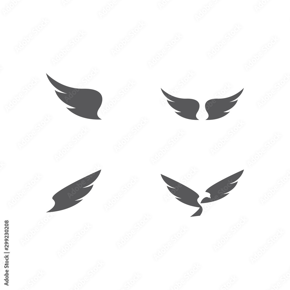 Wing logo and symbol Wing logo and symbol