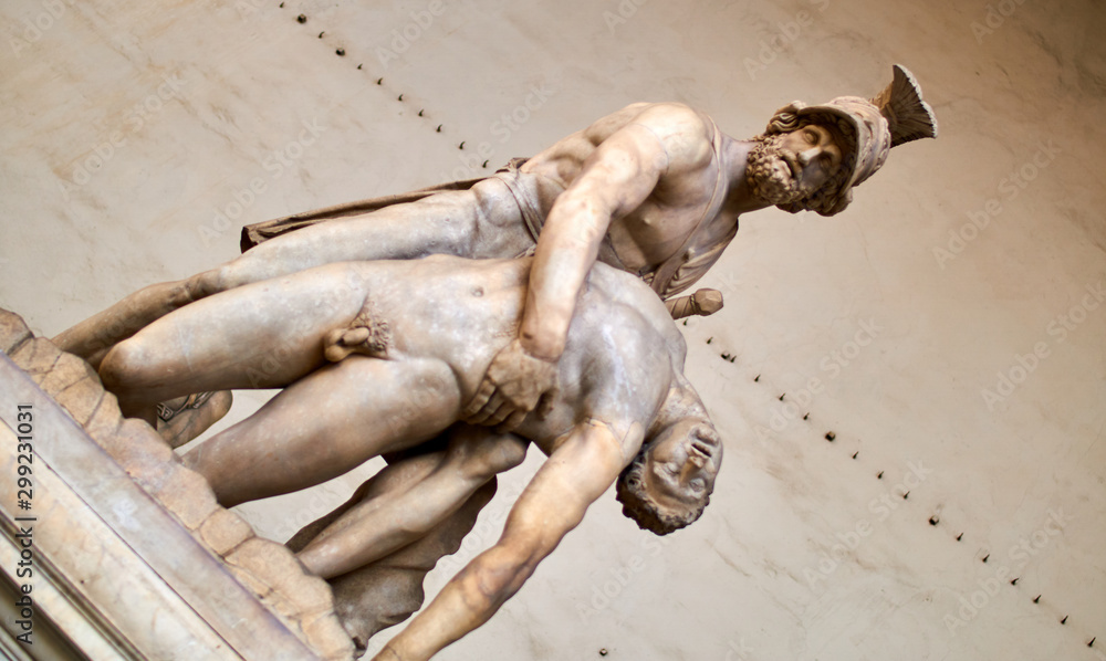Menelaus supporting the body of Patroclus Daylight Menelaus supporting the body of Patroclus Daylight