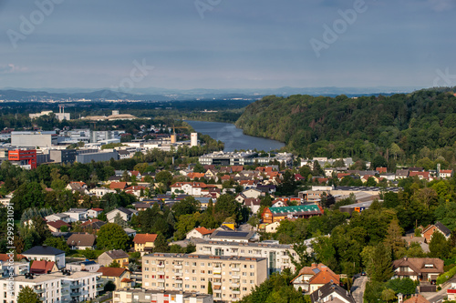 Landscape shot of Wels in Upper Austria