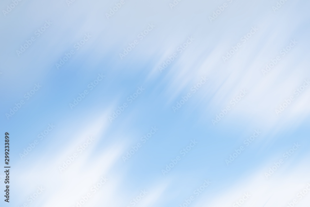 Abstract blue and white sky motion blur background Abstract blue and white sky motion blur background