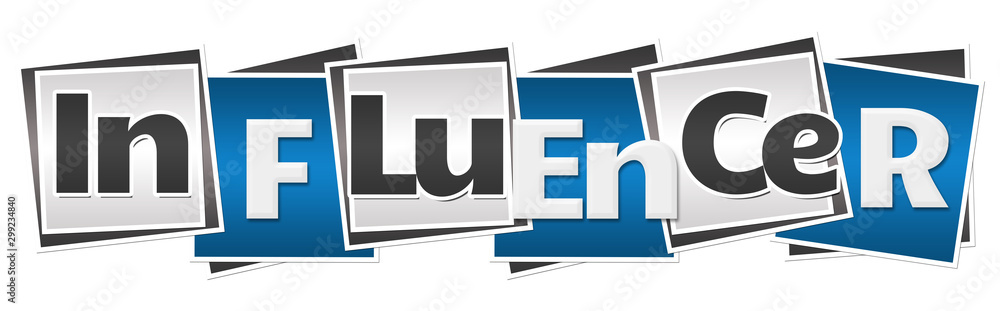 Influencer Blue Grey Blocks Influencer Blue Grey Blocks