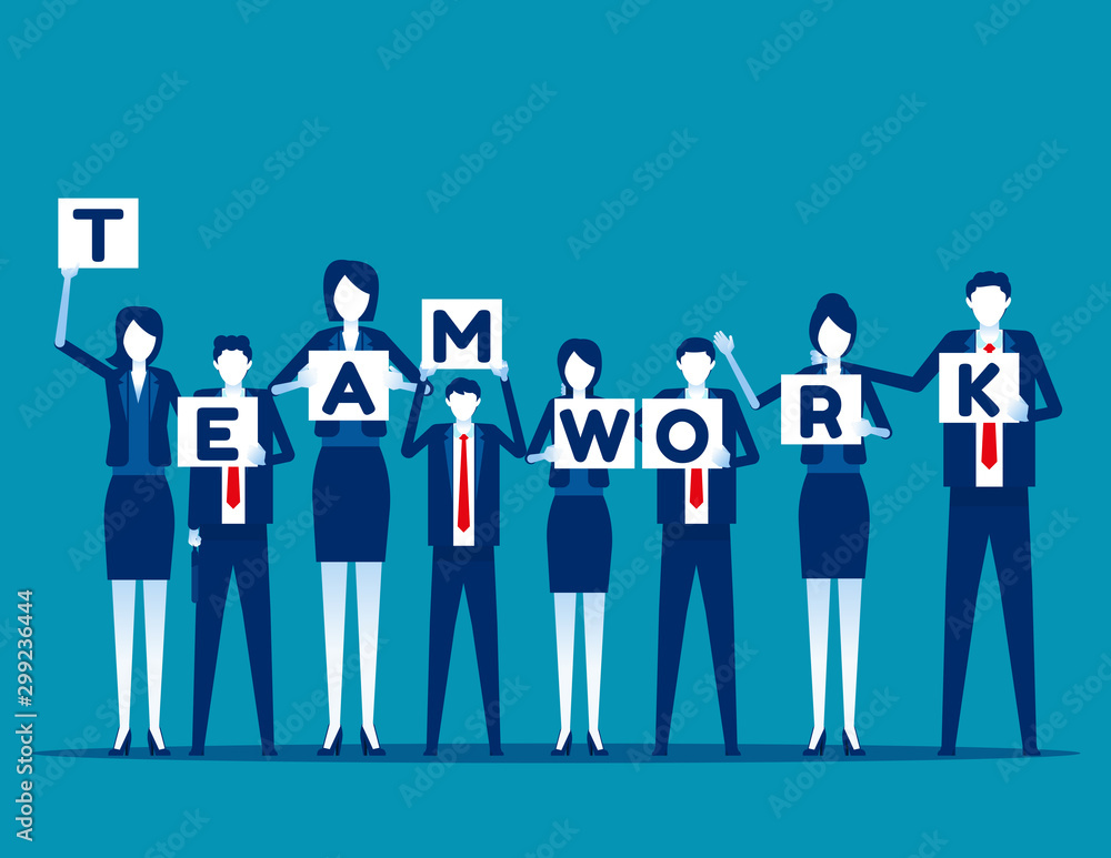 Business teamwork. Concept business team character vector illustration, Group Business teamwork. Concept business team character vector illustration, Group